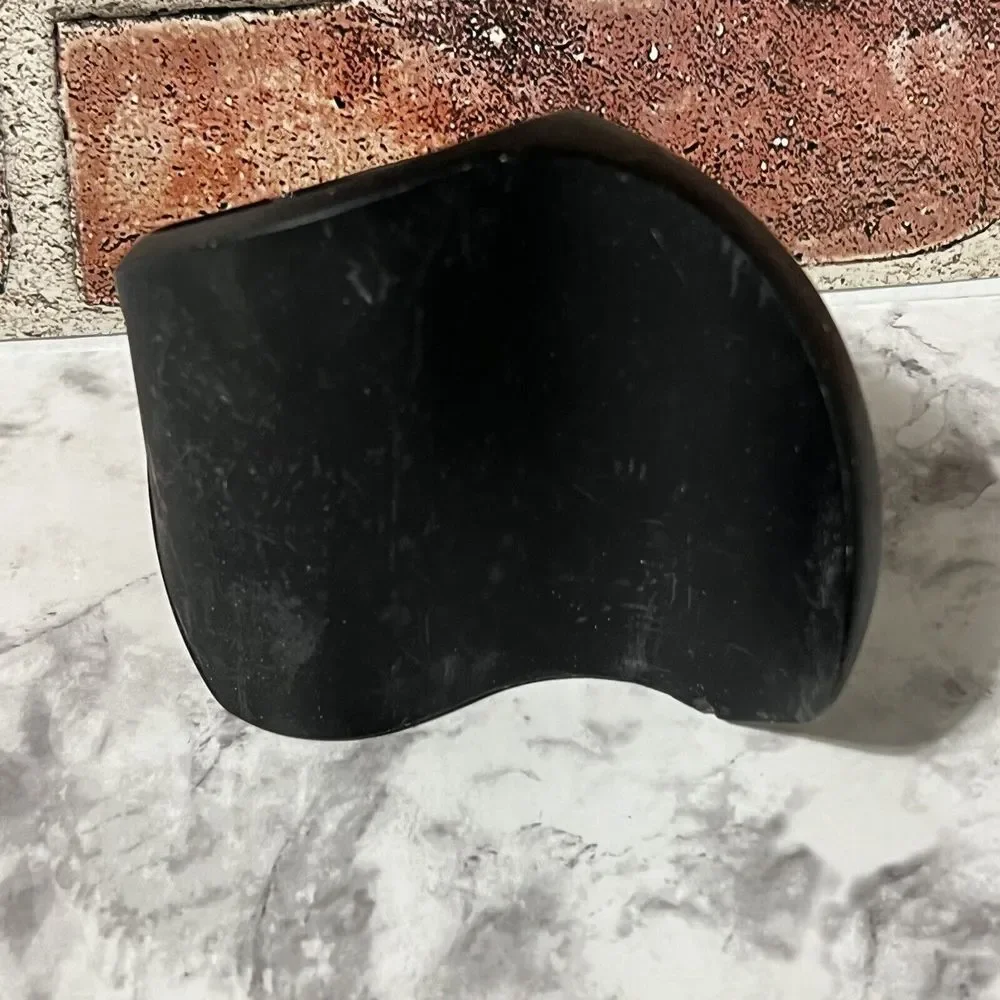 VTG PartyLite Yin and Yang Stone Tea Light Candle Holder Set RETIRED Black White